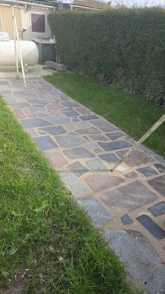 Allée en pavé